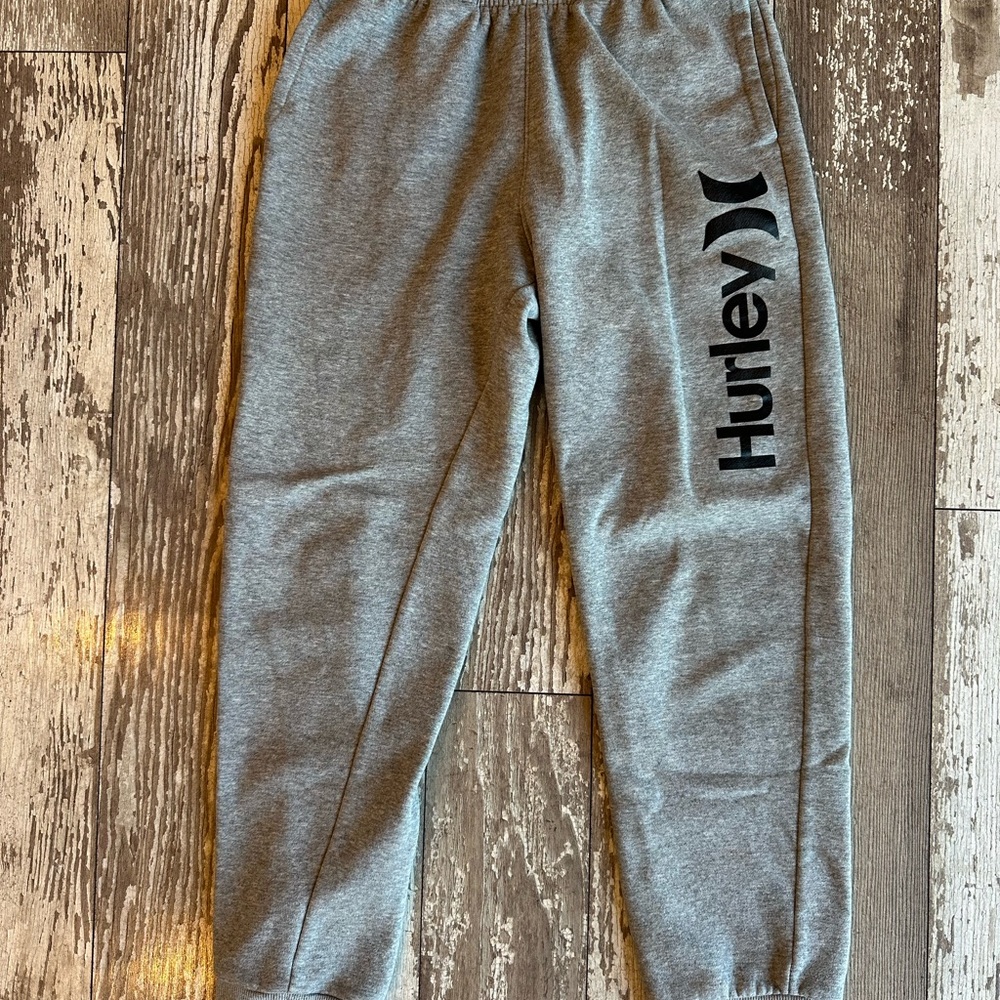 Hurley Large Kids Charcoal Joggers